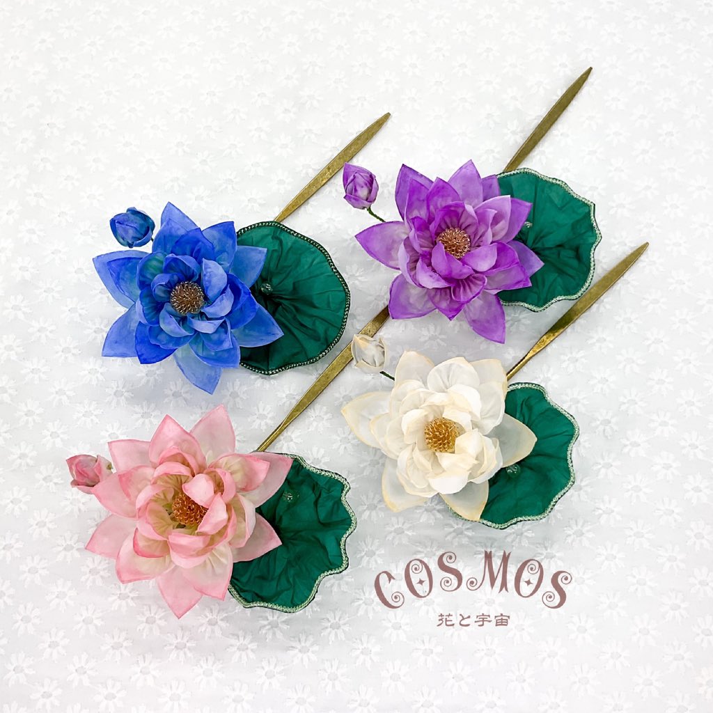 蓮の花かんざし